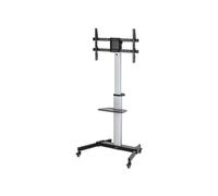 Manhattan Manhattan 462327 Supporto Tv A Parete 2,18 M [86] Nero, Argento (tv/mo