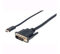 Manhattan Cavo Adattatore USB-C™ a DVI 2m Nero