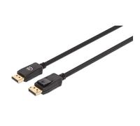 Manhattan Cavo Audio/Video DisplayPort 1.4 8K a 60 Hz M/M 1m Nero