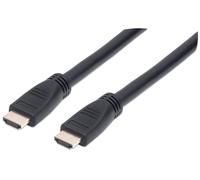 Manhattan Cavo HDMI CL3 High Speed con Ethernet A/A M/M 15m Nero