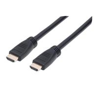 Manhattan Cavo HDMI CL3 High Speed con Ethernet A/A M/M 8m Nero