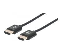 Manhattan Cavo HDMI 394406 High Speed con Ethernet Ultra Sottile 0,5m