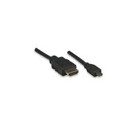 MANHATTAN Cavo HDMI Highspeed con ethernet channel 1.4 A M/ Micro D M, 0,5 m