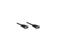 Manhattan Cavo monitor SVGA standard M/M 3,0 mt NERO