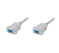 Manhattan Cavo Pc/Pc Null Modem Cavo AT, AT cross over DB 9p. F/F 5 m