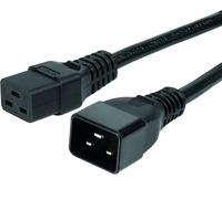 Manhattan Cavo Prolunga di Alimentazione C19 F a C20 M 2,0 mt nero