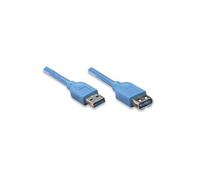 Techly Cavo Prolunga USB 3.0 A maschio/A femmina 1m Blu (ICOC U3-AA-10-EX) NEW
