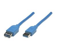 Manhattan Cavo Prolunga USB 3.2 Gen 1 SuperSpeed A/A M/F 3 metri