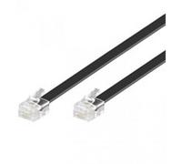 MANHATTAN CAVO TELEFONICO RJ11 MODULARE 2MT PER MODEM/TEL NERO RETAIL