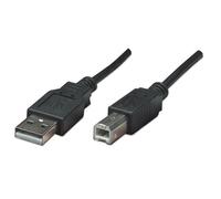 Manhattan Cavo USB 2.0 A maschio/B maschio 0,5m Nero