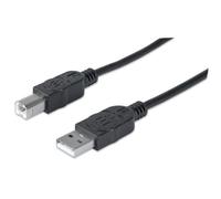 Manhattan 333382 cavo USB 3 m USB 2.0 USB A USB B Nero NEW