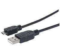 Manhattan Cavo USB Nero Nero 1,8 m Schwarz