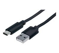 Manhattan Cavo USB USB 2.0 Spina USB-C®, Spina USB-A 1.00 m Nero Certificato UL