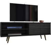 Manhattan Comfort Liberty Mid-Century - Supporto per televisore moderno, misura media, colore: nero