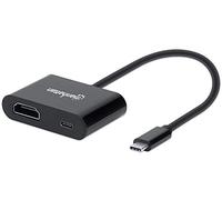 MANHATTAN CONVERTIDOR USB-C A HDMI CON PUERTO DE CARGA PD