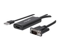 MANHATTAN 152426 - VGA Adapter, VGA Stecker auf HDMI Buchse