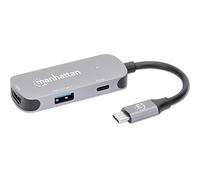 Manhattan Convertitore USB-C™ a HDMI 3-in-1 con Power Delivery