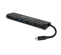Manhattan Convertitore USB-C™ a HDMI / VGA Docking Station 4-in-1