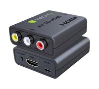 Manhattan Convertitore video AV to HDMI IDATA SPDIF 71 Black