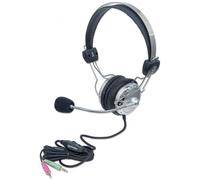 Manhattan Cuffia Stereo con Microfono con Asta Flessibile