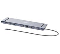 Manhattan Docking Station USB-C™ 12-in-1 4K Triplo Monitor con MST