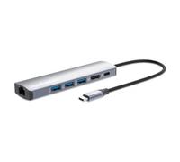 Manhattan Docking Station USB-C™ PD 6-in-1 4K Hub Multiporta