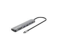 Manhattan Docking Station USB-C™ PD 7-in-1 4K Hub Multiporta