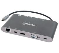 Manhattan Docking Station USB-C™ SuperSpeed 7 in 1