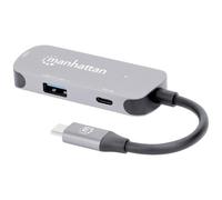 Manhattan Docking station USB-C® USB-C auf HDMI 3-in-1 Docking-Konverter Adatto