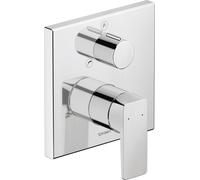 Manhattan Duravit Mitigeur monocommandé encastré pour baignoire, 2 consommateurs, chrome brillant, MH5210018010, MH5210018010