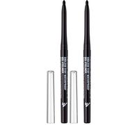 Manhattan Endless Stay Waterproof Gel Eyeliner, 006 nero intenso, lunga durata, resistente all'acqua e anti-sbavature, da non temperare, 1 pezzo (Confezione da 2)