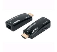 Manhattan Extender HDMI Over Ethernet 1080p Compatto Nero