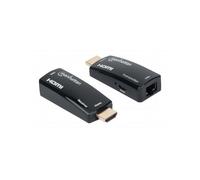 Manhattan Extender HDMI Over Ethernet 1080p Compatto Nero