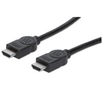 MANHATTAN HDMI-Kabel Ethernet A -> A St/St 10.00m ACC NUOVO