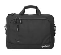 Manhattan Helsinki Sustainable Notebook Bag 14.1 Inches Black, black, 14,1 Zoll