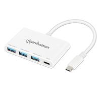 Manhattan Hub USB 3.0 Type-C a 3 porte con Power Delivery