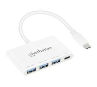 Manhattan Hub USB 3.0 Type-C a 3 porte con Power Delivery