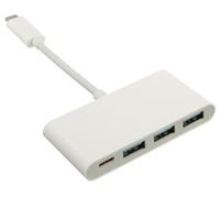 Manhattan Hub USB 3.1 tipo C con 3 Porte USB A e 1 Porta USB-C