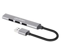 Manhattan Hub USB-A a 4 porte 3 x 480 Mbit/s 1 x Gbit/s USB-A maschio