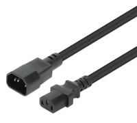 Manhattan Cavo Prolunga di Alimentazione VDE C13 F a C14 M 5 m nero