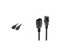 MANHATTAN ICOC 03-NC-05 Cavo prolunga VDE C13 F a C14 M 5 m nero & Linn Prolunga Alimentazione Iec 3M