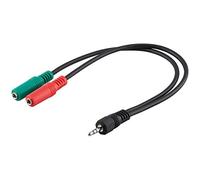 Manhattan ICOC 11-SB-HP 0.15m 3.5mm 3.5mm Nero cavo audio