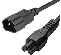MANHATTAN ICOC 15-NC - Cavo conversione C5 F a C14 M 1,8 mt nero
