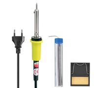 Manhattan Kit per Saldatura 3 Pezzi con Stagnatore 30 Watt Supporto con Spugna e