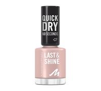 MANHATTAN Last & Shine, smalto per unghie ad asciugatura rapida, vegano e senza esperimenti sugli animali, a lunga durata, finitura ultra lucida, 8 ml, colore 109 Evening Sand