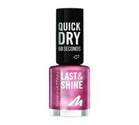 MANHATTAN Last & Shine, smalto per unghie ad asciugatura rapida, vegano e senza esperimenti sugli animali, a lunga durata, finitura ultra brillante, 8 ml, colore 110 Birthday Queen