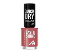 MANHATTAN Last & Shine Smalto per unghie ad asciugatura rapida, vegano e senza esperimenti sugli animali, a lunga durata, finitura ultra brillante, 8 ml, colore 150 Sweet Macaron