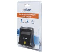 Manhattan Lettore di Schede Smart SIM Desktop Nero
