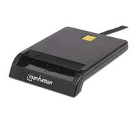 Manhattan Lettore/Scrittore di Smart Card USB Compatto Nero