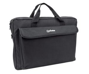 Manhattan London Laptop Bag 17.3", Top Loader, Accessories Pocket, Shoulder Stra